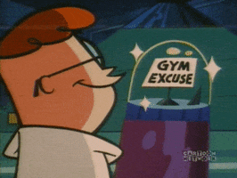 Gym Excuses GIF by MOODMAN
