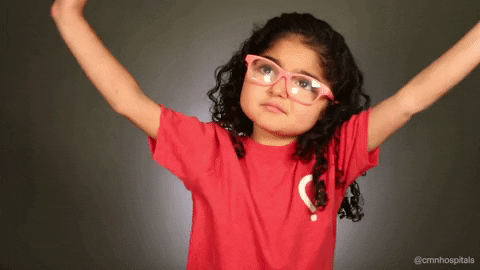 little girl cheering GIF by Children's Miracle Network Hospitals