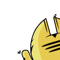 Paper Airplane Cat Sticker