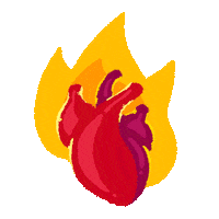 Burning On Fire Sticker