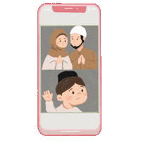 Pink Ramadan Sticker by Byoote Official