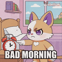 Tired Wake Up GIF by Debellum