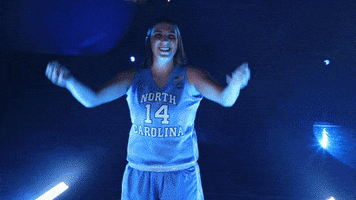 carolina basketball go heels GIF by UNC Tar Heels