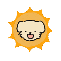 Happy Dog Sticker