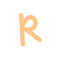 Pastel R Sticker