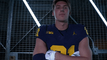 Go Blue Ncaa Football GIF by Michigan Athletics