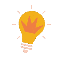Idea Crown Sticker by Ananas Studio