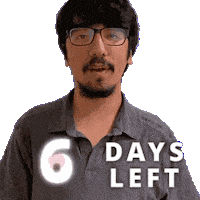 6 Days 6D Sticker