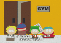 eric cartman gym GIF by South Park 