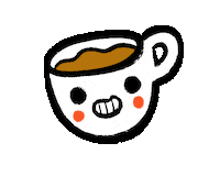 Drink Tea Smile Sticker by Abitan