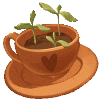 Flower Cup Sticker