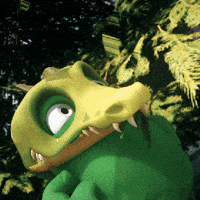 Jurassic Park Wow GIF by The Animasks