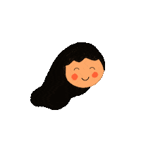 csengeviniczai happy smile girl wind Sticker