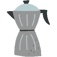 Coffee Caffeine Sticker by Livia Farkas @ urban:eve