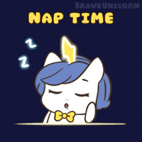 Sleepy GIF by Brave Unicorn