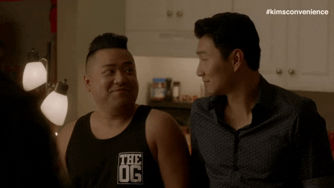happy best friends GIF by Kim's Convenience
