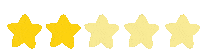 2 Stars Sticker by batucan