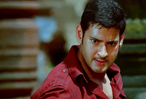 Angry Mahesh Babu GIF