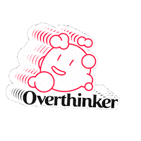 Sac Overthinker Sticker by Coca-ColaEME