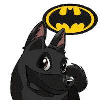 Dog Batman Sticker