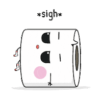 Toilet Paper Love Sticker by Paper Poo