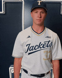 Georgia Tech Baseball GIF by Georgia Tech Yellow Jackets