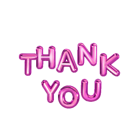 Heart Thank You Sticker by thankyounext.tyn