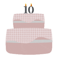 Happy Birthday Cake Sticker by Mvintage Jewels