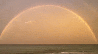 Double Rainbow Spotted Over Broward County Beach