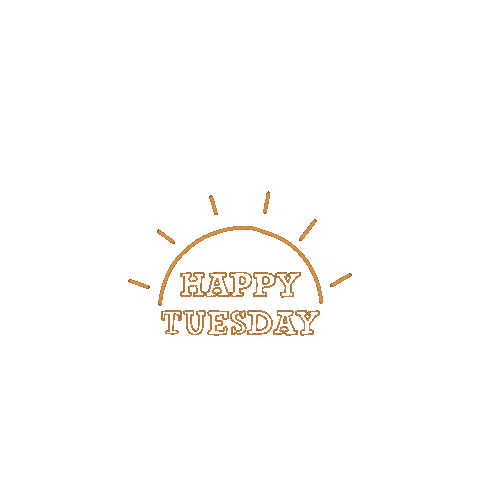 Happy Tuesday Morning Sticker