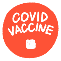hastalasophia covid coronavirus vaccine covid 19 Sticker