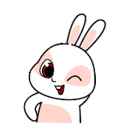 Bunny Love Sticker by CGTN V-Studio