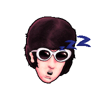 Tired Sunglasses Sticker by INF1N1TE