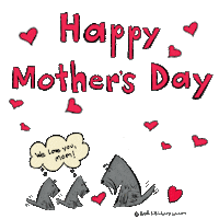 Mothers Day Dog Sticker