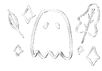 Halloween Ghost Sticker
