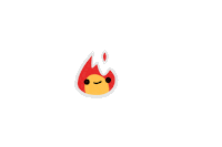 _GreenSpleen_ fire church christian flame Sticker