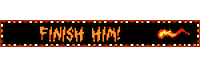 Finish Him Mortal Kombat Sticker