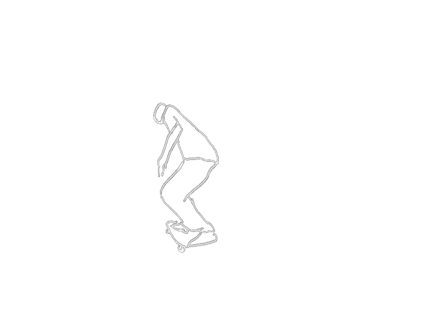 Ghost Skate Sticker