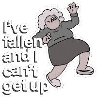 Animation Ive Fallen Sticker by doodles