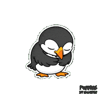 Thanks Thank You Sticker by Puffins