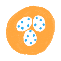 HalcyonNights baby kids dinosaur eggs Sticker