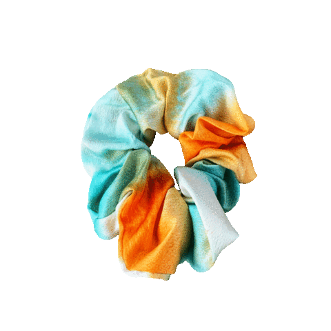 SomethingSporty scrunchie tie dye hair tye something sporty Sticker