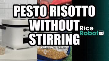 Pesto Risotto Without Stirring | Rice Robot