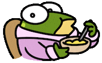 Work From Home Eating Sticker