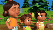 Dance Camping GIF by Moonbug