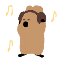 Emoji Headphone Sticker by Dinotaeng