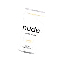 Usa Canada Sticker by Nude Beverages