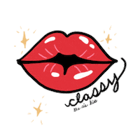 Fashion Lips Sticker by The Sis Kiss
