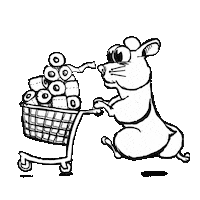 Corona Hamster Sticker by Viva con Agua