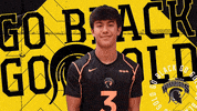 Black And Gold Celebration GIF by Waterloo Warriors